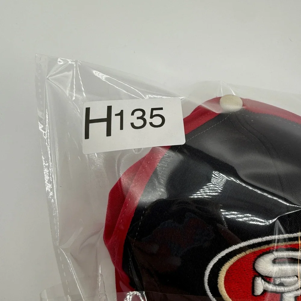 San Francisco 49ers Hat Baseball Cap Kids Youth Red Black Embroidered Sharktooth